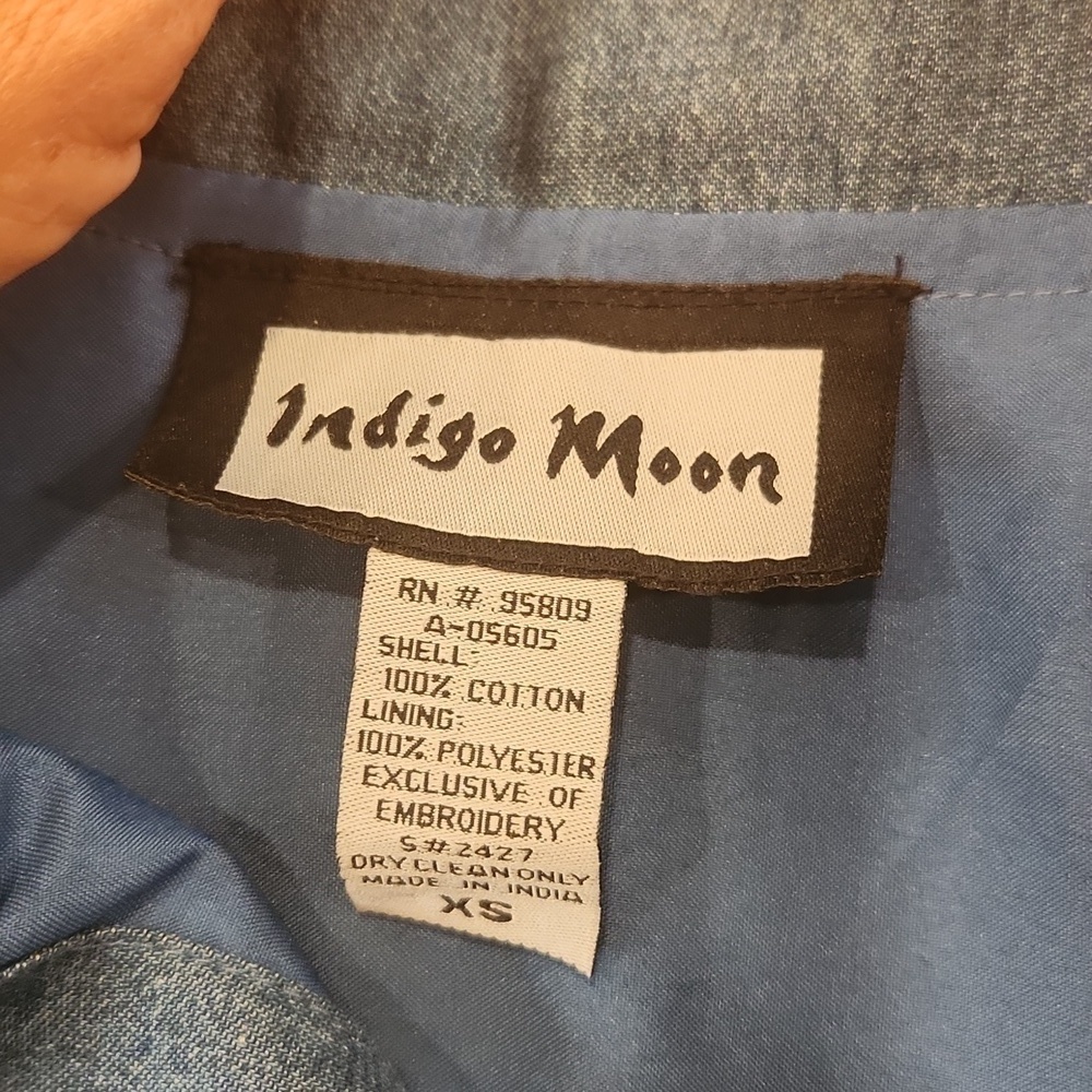 INDIGO Moon western patchwork jacket - image 13